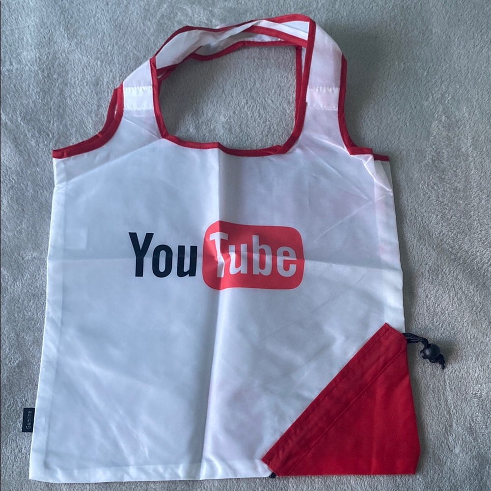 🤍❤️YouTube Reusable Tote Bag